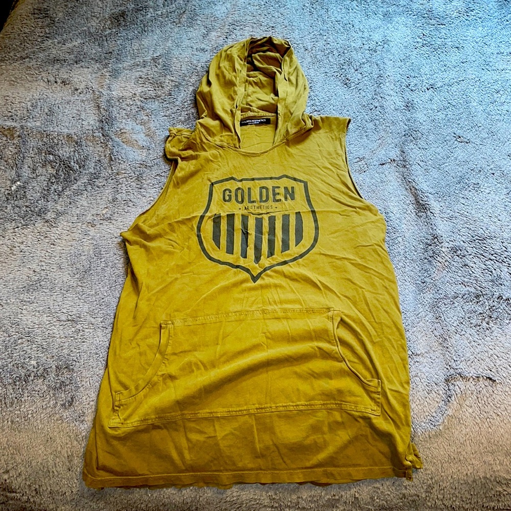 Golden Aesthetics “UNDERRATED” Tank - XL - Green